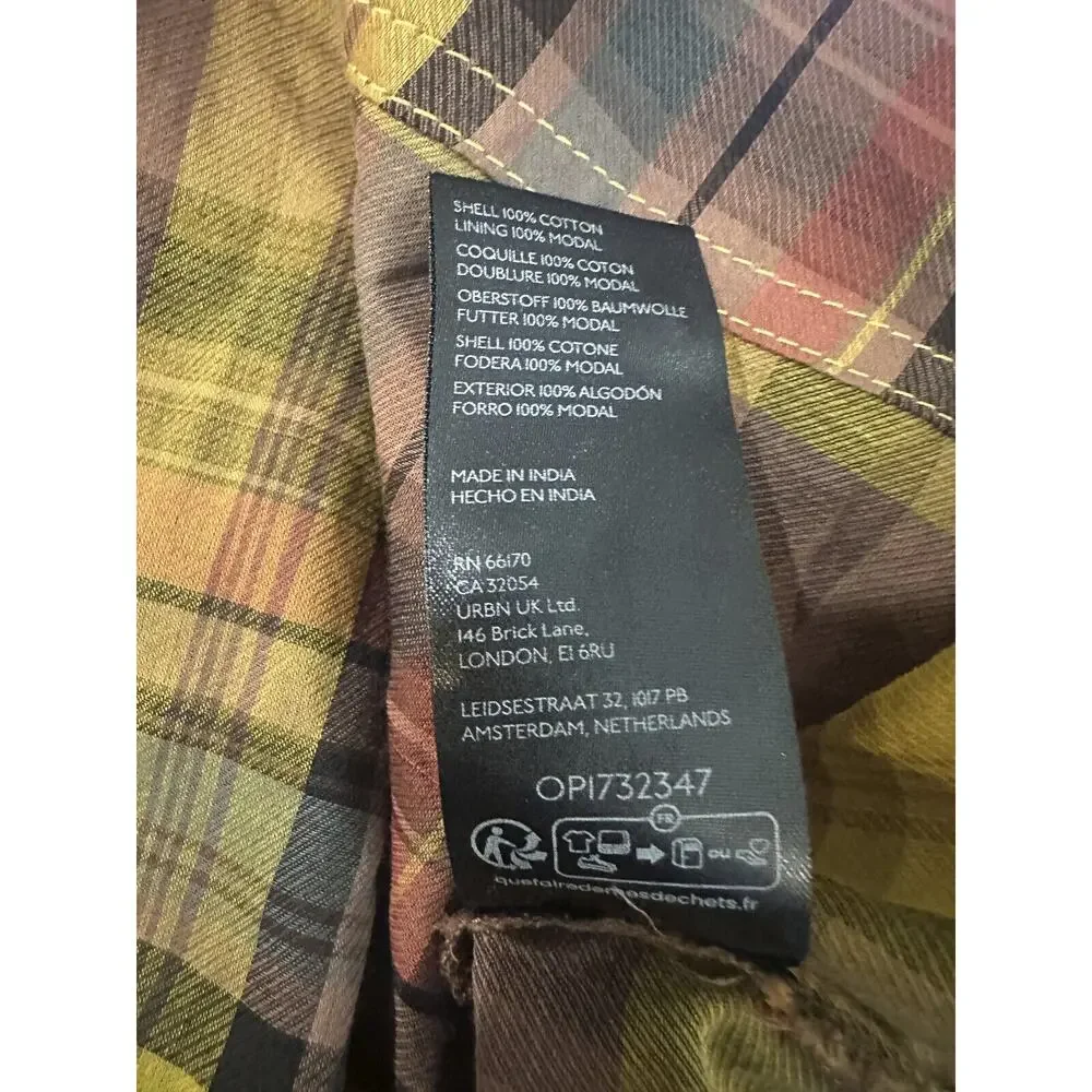 NWT Anthropologie Pilcro Long Sleeve Tiered High Low Dress Oversize Plus Size 2X - Picture 14 of 16